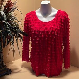 NWT Kim Rogers Career Top XL